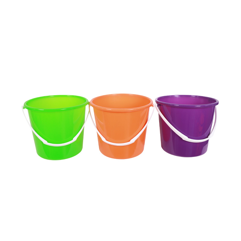 Colorful Plastic Thickened Water Bucket Sundries Toy Storage Bucket